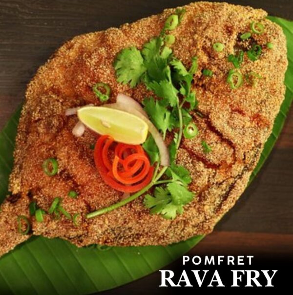 Rava Masala Fry Pomfret