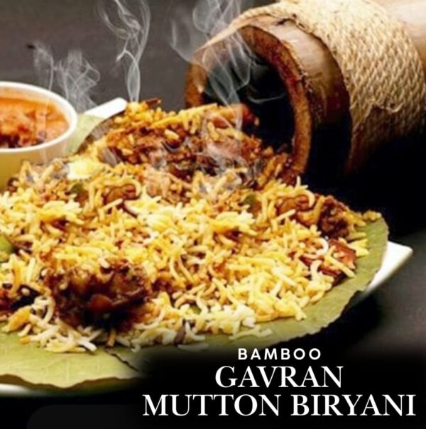 Bamboo Mutton Biriyani