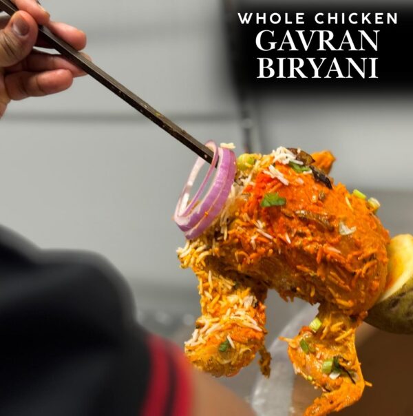 Patil's Whole Chicken Stuffed Tandoori Biriyani (Half)